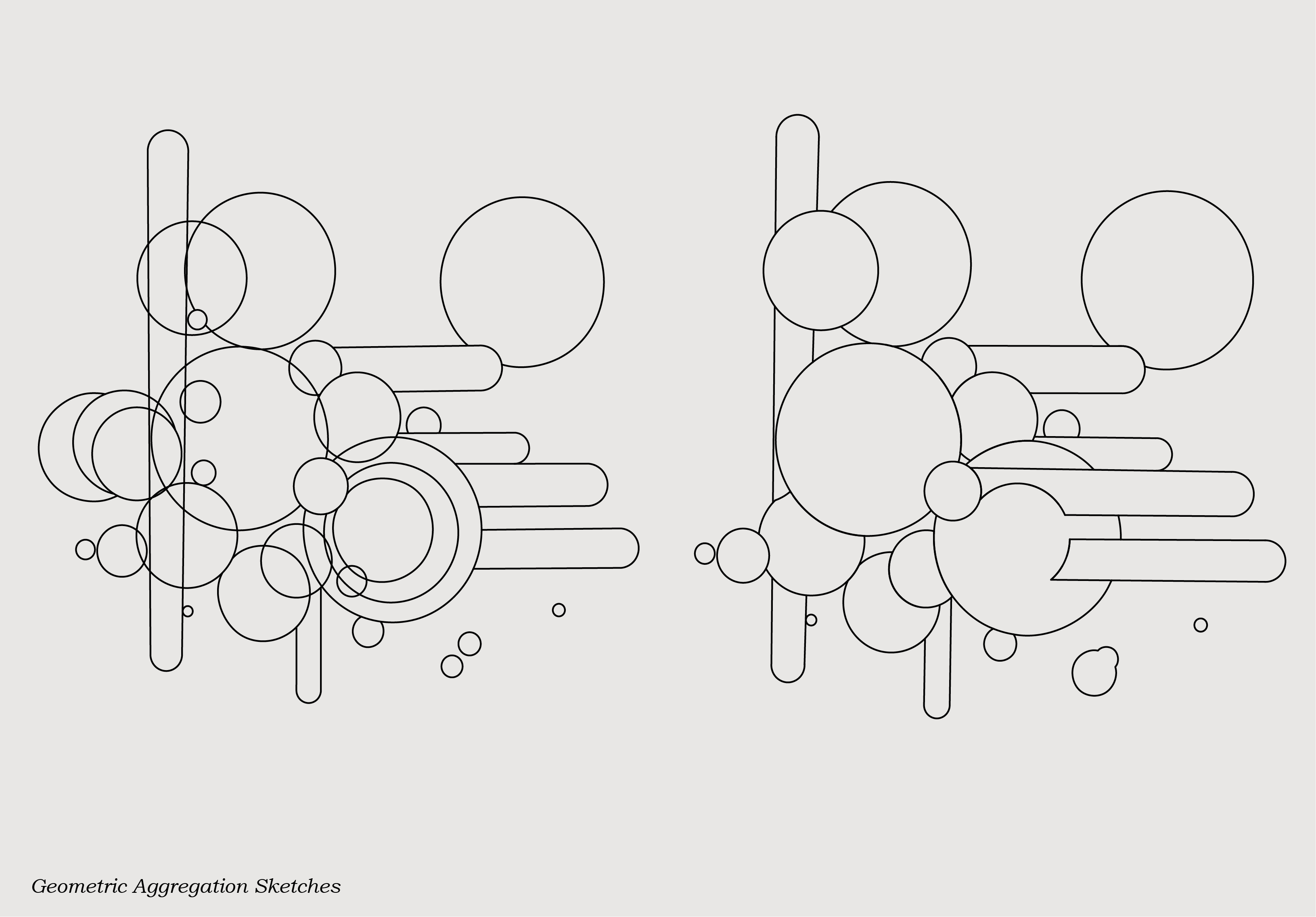 Geometric aggregation sketches